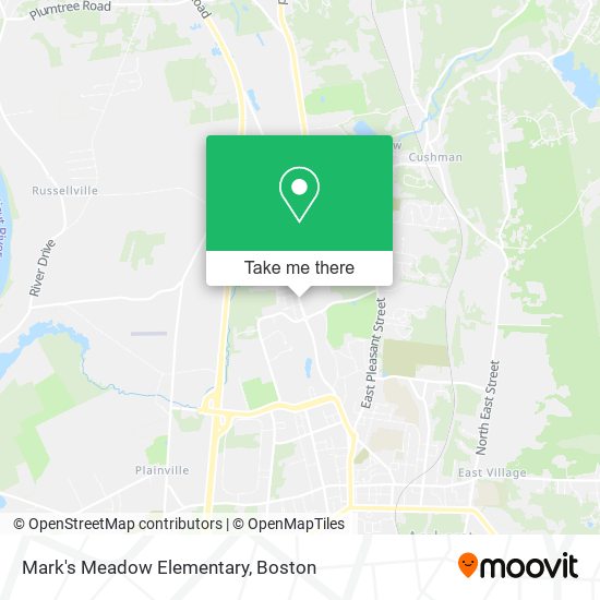 Mapa de Mark's Meadow Elementary
