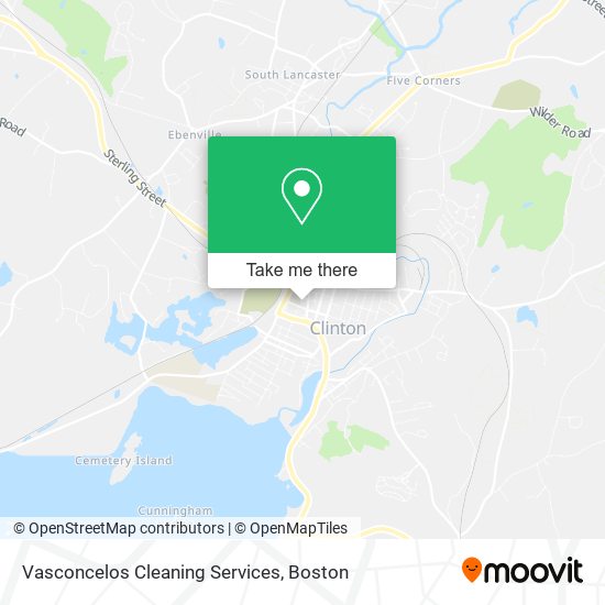 Vasconcelos Cleaning Services map