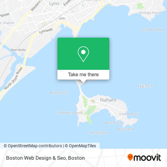 Boston Web Design & Seo map
