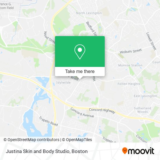 Justina Skin and Body Studio map