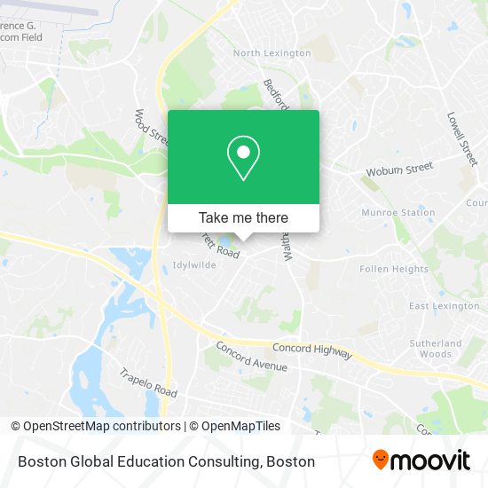 Boston Global Education Consulting map