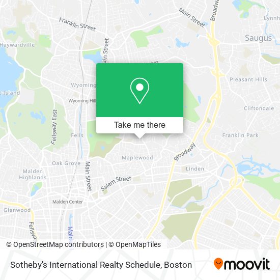 Sotheby's International Realty Schedule map