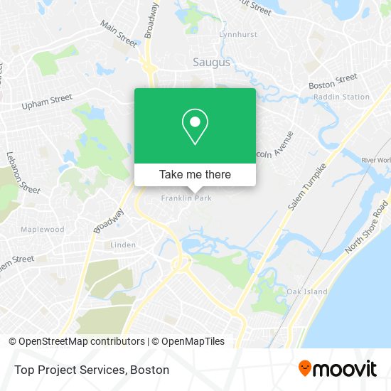 Top Project Services map