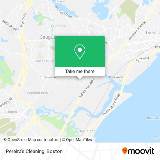 Pereira's Cleaning map