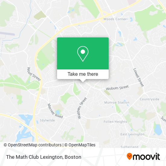 Mapa de The Math Club Lexington