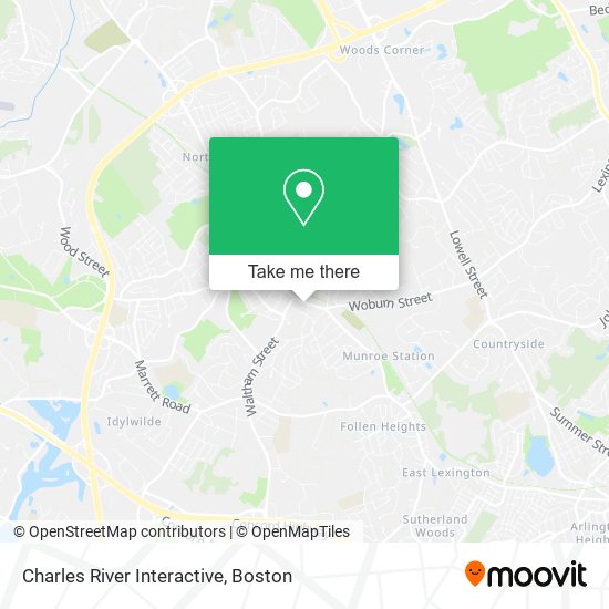 Charles River Interactive map