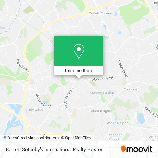 Barrett Sotheby's International Realty map