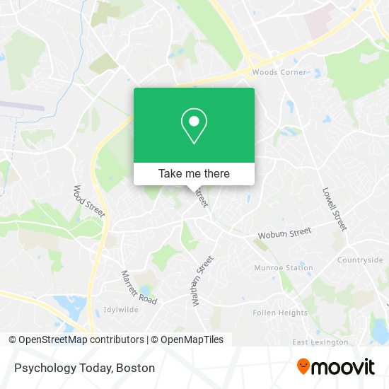 Psychology Today map