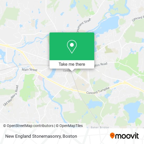 New England Stonemasonry map