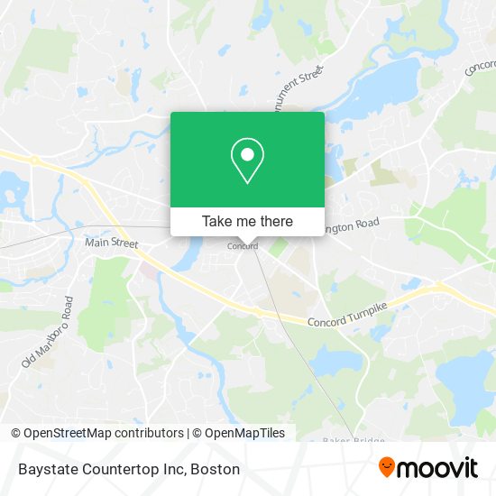 Baystate Countertop Inc map