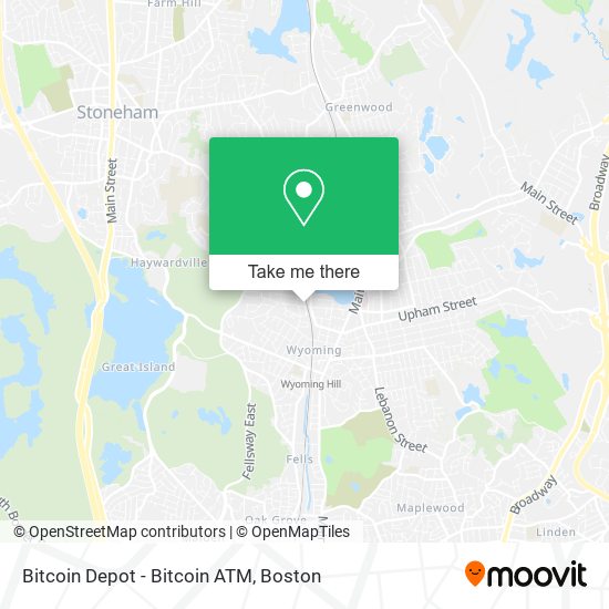 Mapa de Bitcoin Depot - Bitcoin ATM