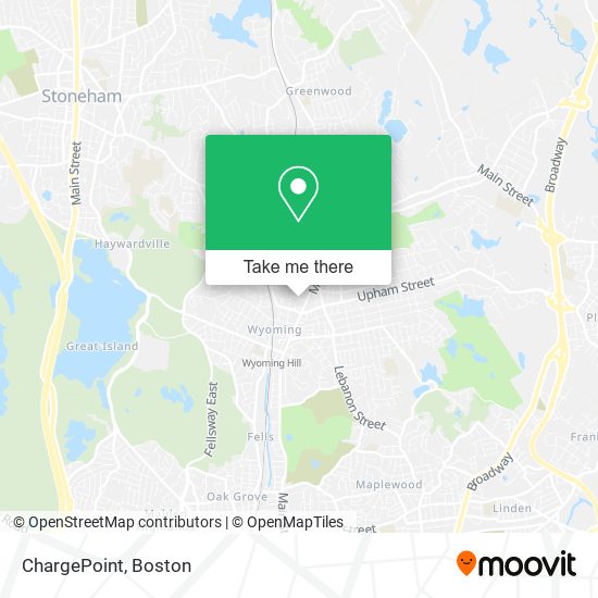 ChargePoint map