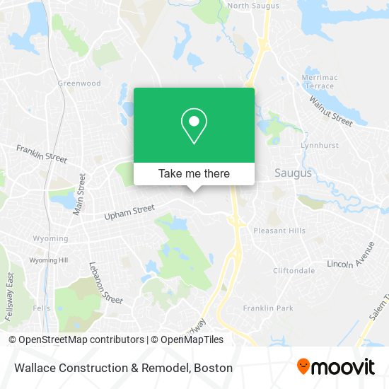 Wallace Construction & Remodel map