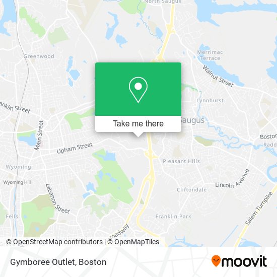 Gymboree Outlet map