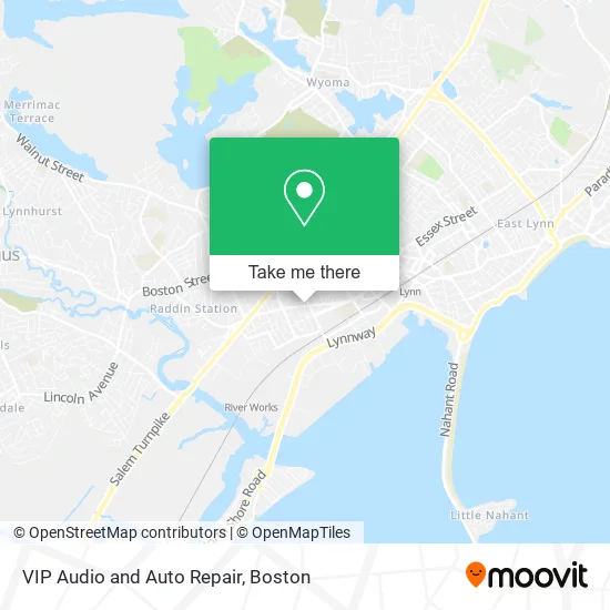 VIP Audio and Auto Repair map