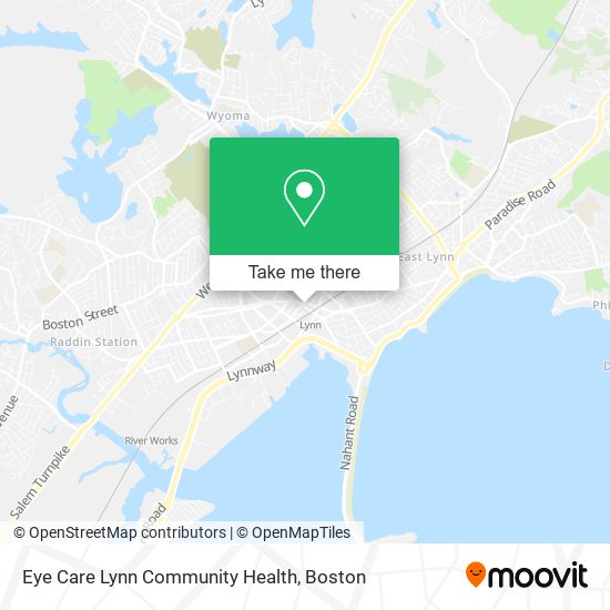 Mapa de Eye Care Lynn Community Health