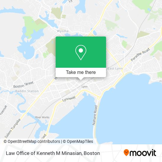 Mapa de Law Office of Kenneth M Minasian