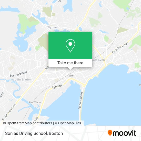 Sonias Driving School map