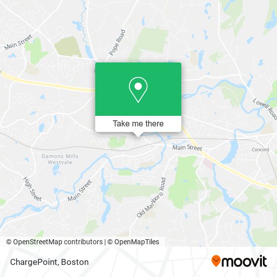 ChargePoint map