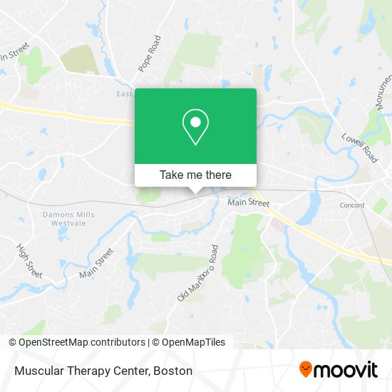 Muscular Therapy Center map