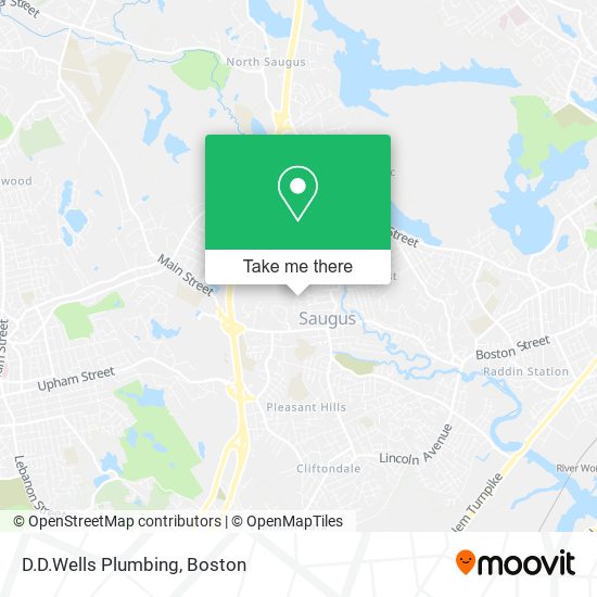 D.D.Wells Plumbing map