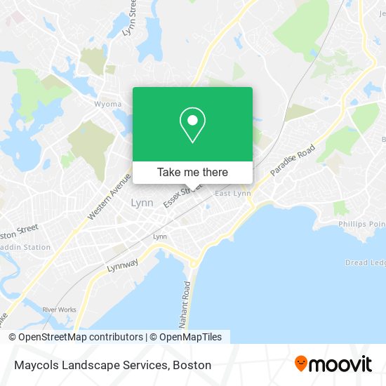 Maycols Landscape Services map