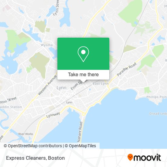 Express Cleaners map