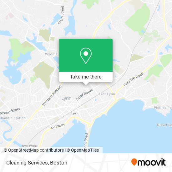 Cleaning Services map