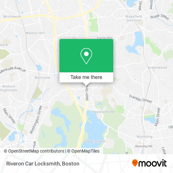 Riveron Car Locksmith map