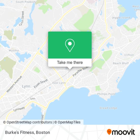 Mapa de Burke's Fitness