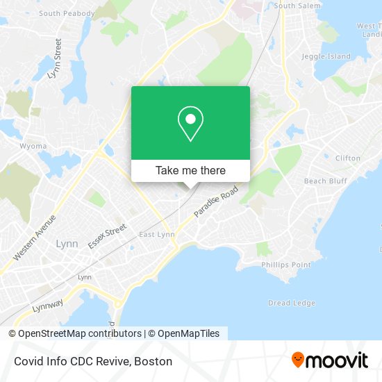 Covid Info CDC Revive map