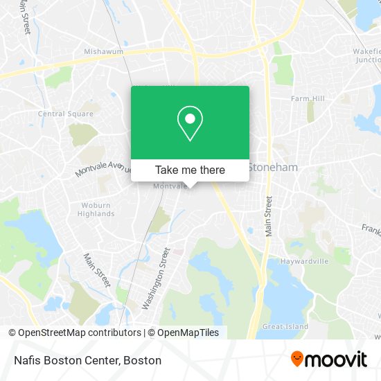 Mapa de Nafis Boston Center