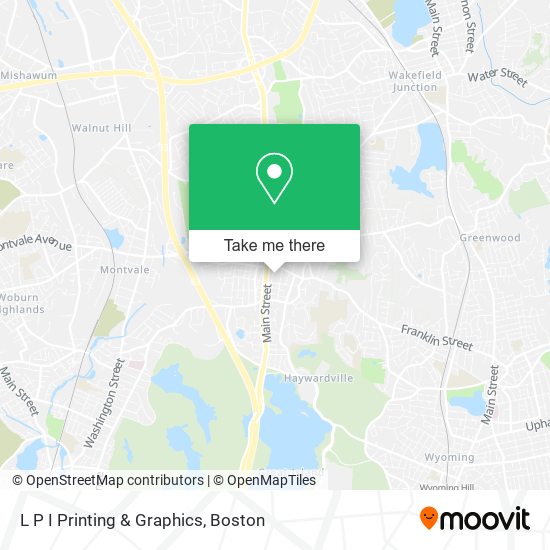 L P I Printing & Graphics map