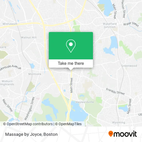 Mapa de Massage by Joyce