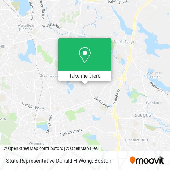 State Representative Donald H Wong map
