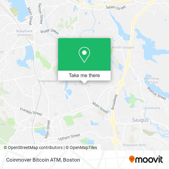 Coinmover Bitcoin ATM map