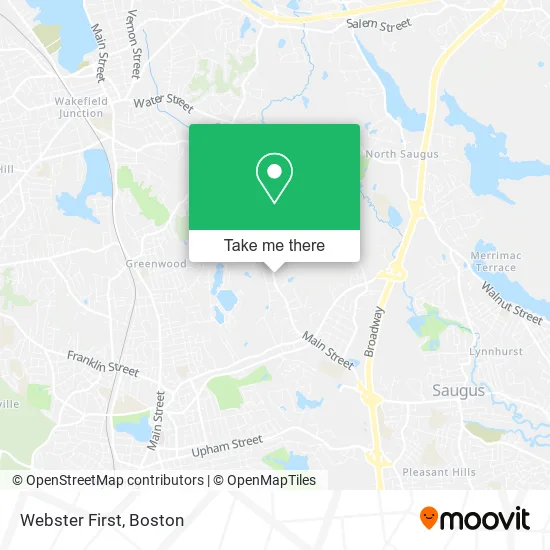 Webster First map