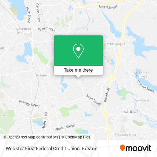 Webster First Federal Credit Union map