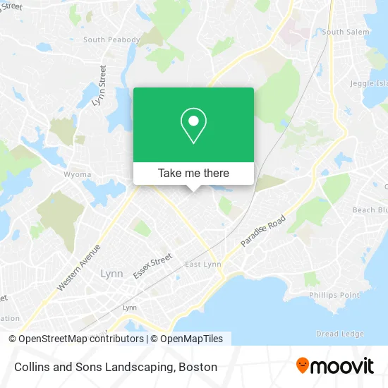 Collins and Sons Landscaping map