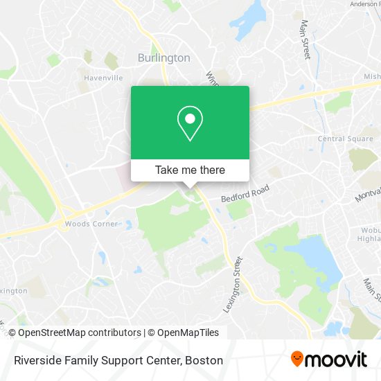 Riverside Family Support Center map
