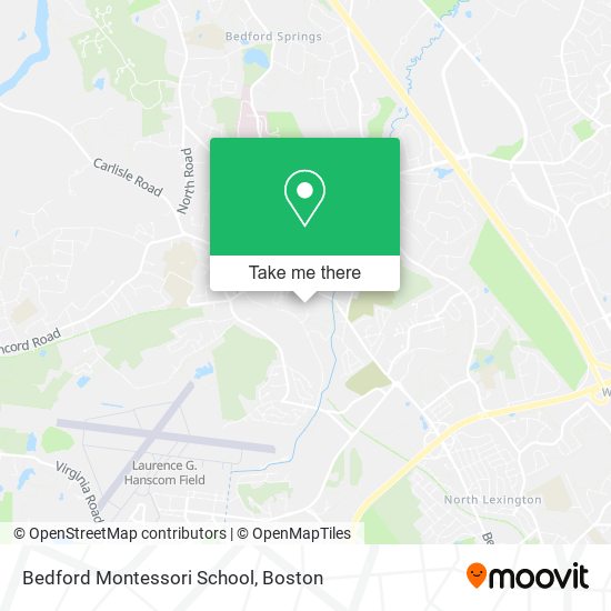 Mapa de Bedford Montessori School