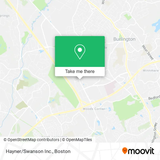 Hayner/Swanson Inc. map