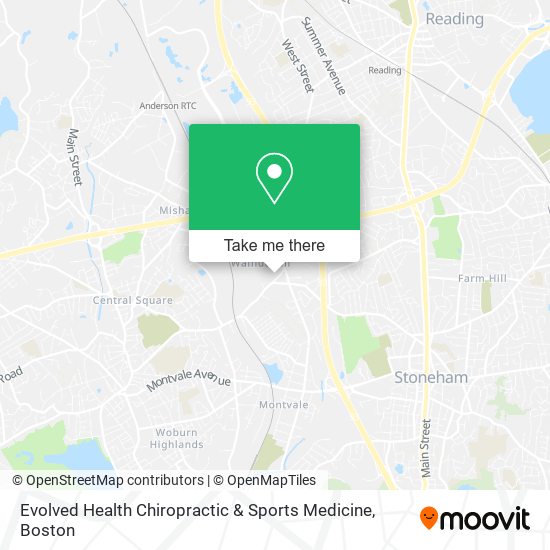 Mapa de Evolved Health Chiropractic & Sports Medicine