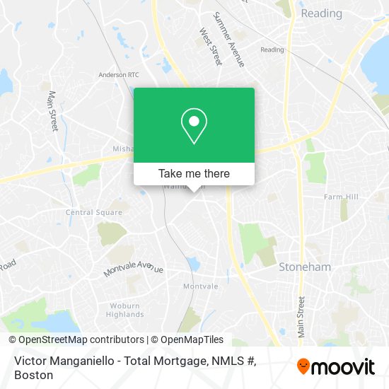 Mapa de Victor Manganiello - Total Mortgage, NMLS #
