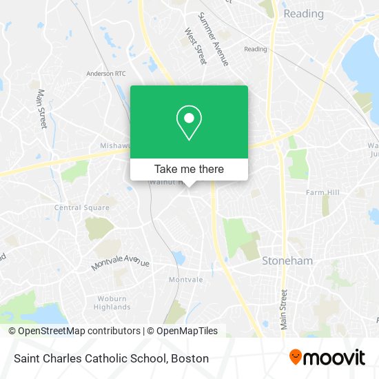 Saint Charles Catholic School map