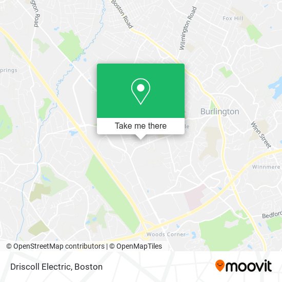 Mapa de Driscoll Electric