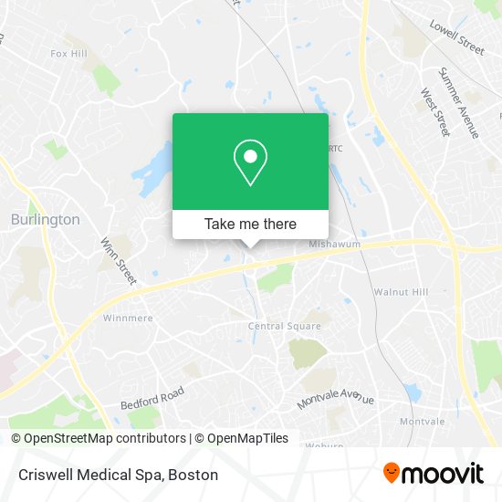 Criswell Medical Spa map