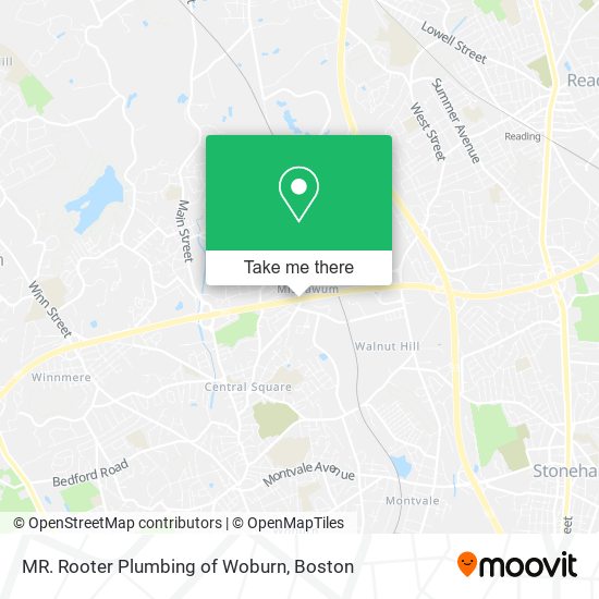 Mapa de MR. Rooter Plumbing of Woburn