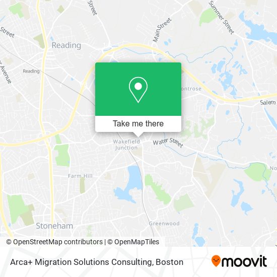 Arca+ Migration Solutions Consulting map