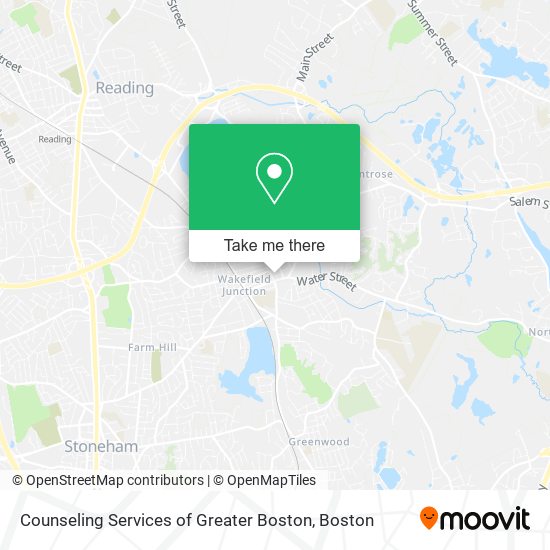 Mapa de Counseling Services of Greater Boston